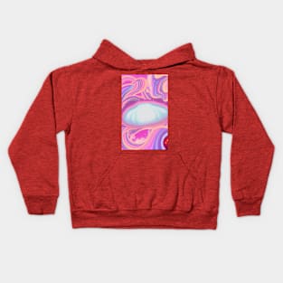 Eye of Celestial Storm Kids Hoodie